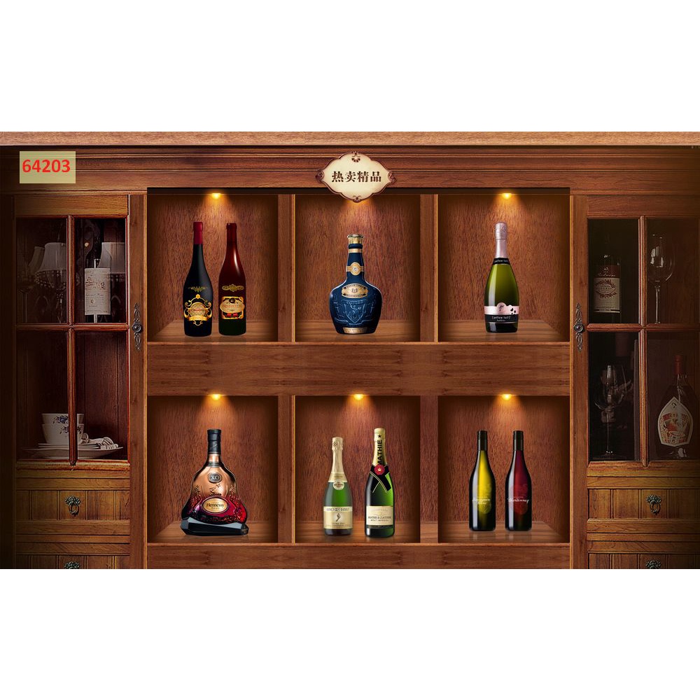 Tranh dán tường quán nhậu quán bia ăn uống cao cấp, không phai màu