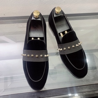 Giầy tây, giày da nam chất nhung cao cấp, kiểu dáng loafer : 210