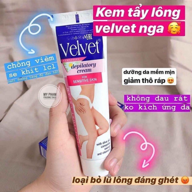 Kem Tẩy Lông Veet Hair Removal Cream 100ml - Tẩy lông Byphasse - Tẩy Lông Velvet Nga