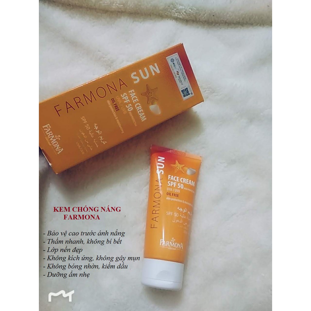 Kem chống nắng Farmona Sun Spf 50+ 50mL