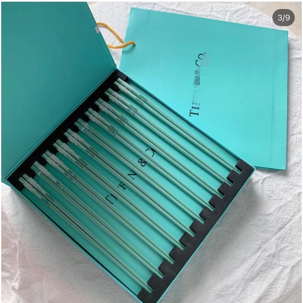 Hộp Quà Đũa. Set 10 Đôi Đũa Sứ Nhiều Màu Chống Trượt Chống Nấm Mốc
