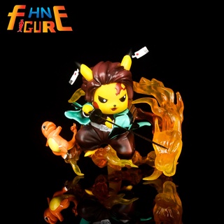 Mô hình Pikachu Cosplay Kimetsuno yaiba