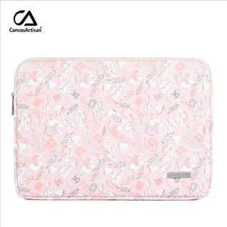 CanvasArtisan Túi Vải Chống Nước Họa Tiết Hoa Cho Matebook Surface Air Pro Acer Dell 11 12 13 14 15 inch