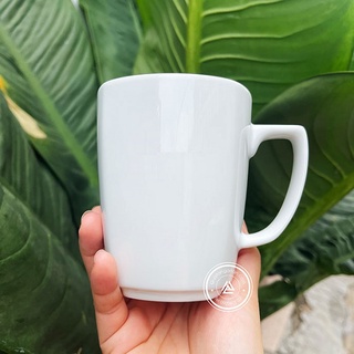 Ly sứ uống nước quai vuông sứ Minh Long - ly sứ uống nước sứ minh long