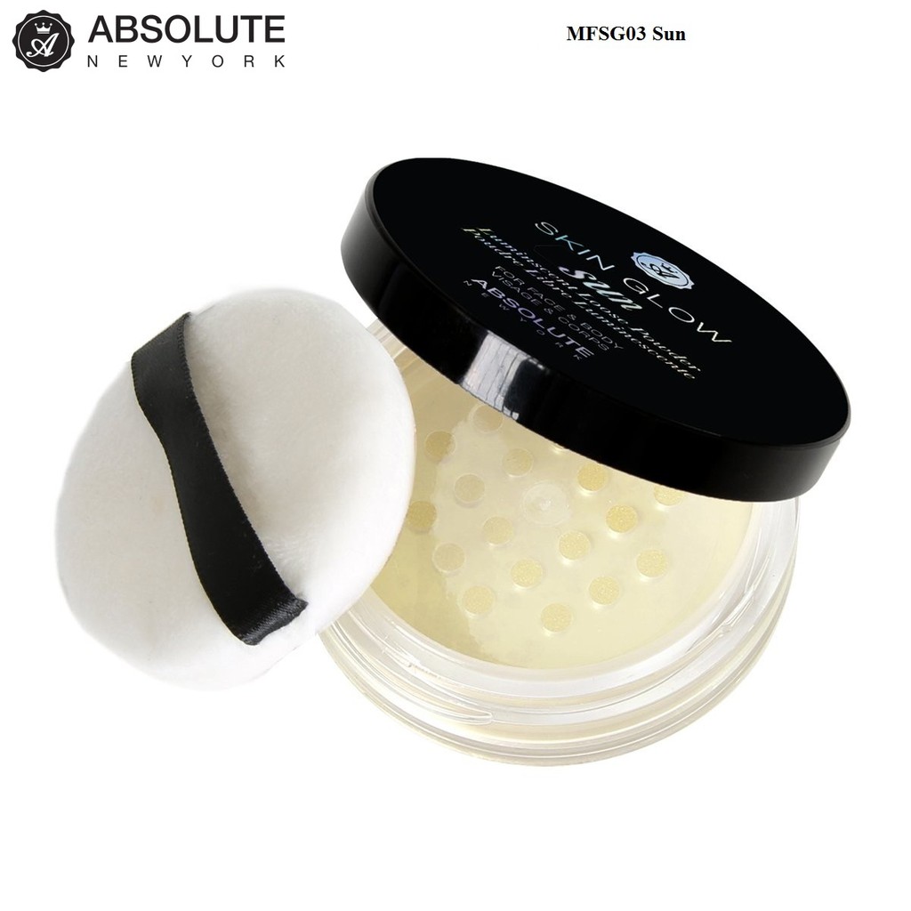 Phấn phủ bột tạo sáng Absolute NewYork Skin Glow Powder MFSG03 Sun 4g