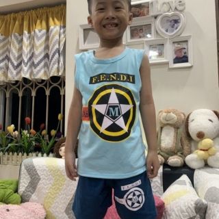 Bộ sát nách FENDI bé trai(uyendo)