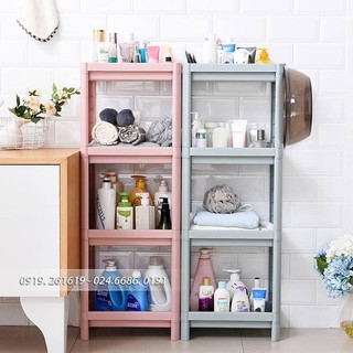 Kệ nhựa 4 tầng cao cấp để đồ đa năng