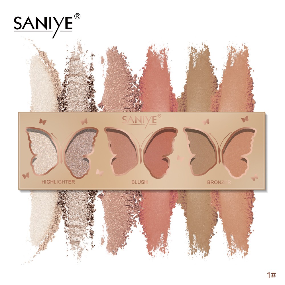 [Hàng mới về] Bảng phấn bắt sáng tạo khối má hồng 3 trong 1 trang điểm chuyên nghiệp E0331 | BigBuy360 - bigbuy360.vn