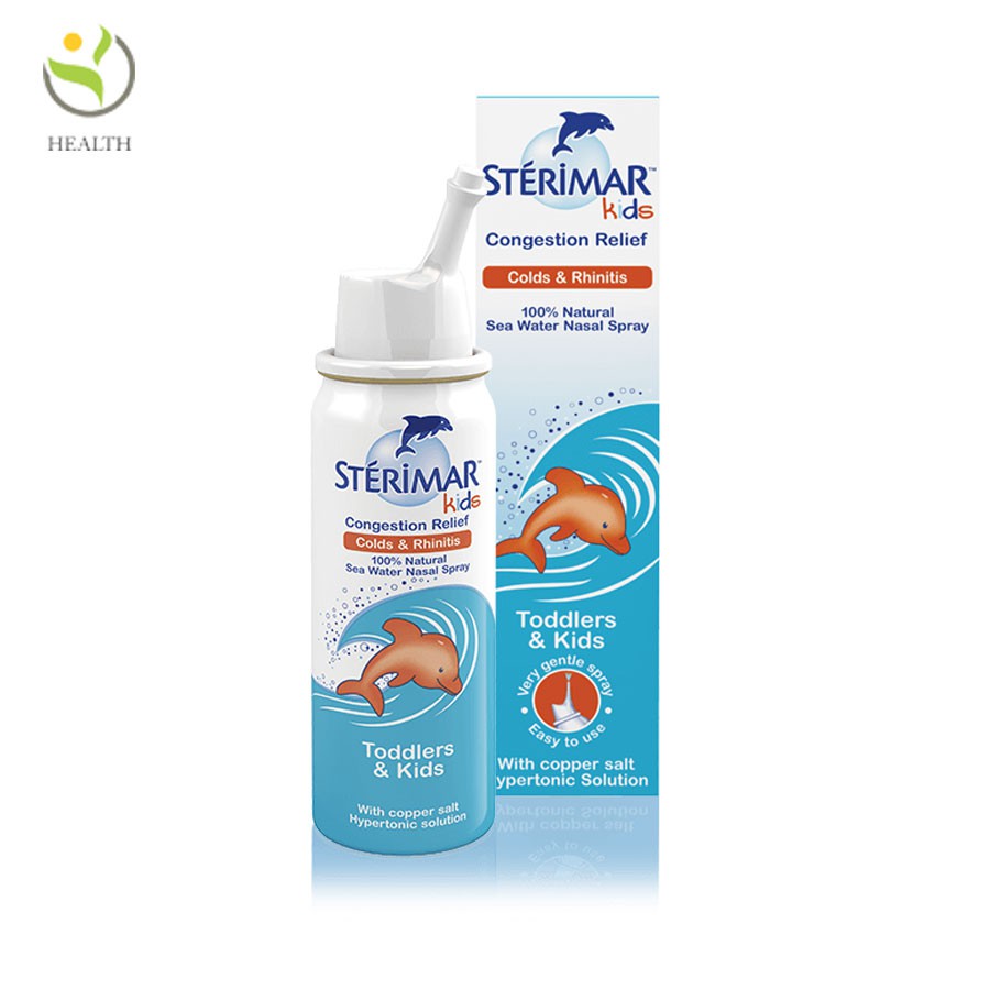 Dung dịch xịt mũi Sterimar vệ sinh mũi bảo vệ tai mũi họng cho trẻ em người lớn chai 50ml - Healthy Pharmacy