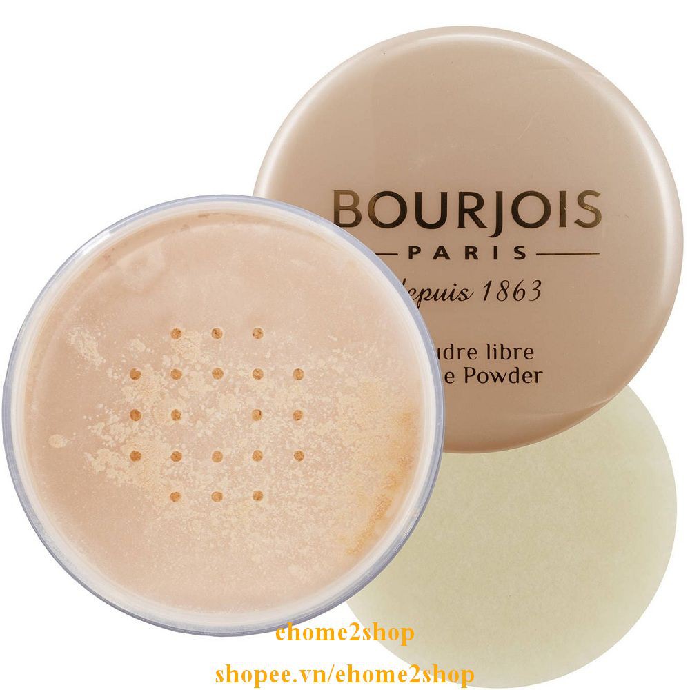 Phấn Phủ Dạng Bột Bourjois Paris Số 01 Depuis Poudre Libre Loose Powder shopee.vn/ehome2shop.