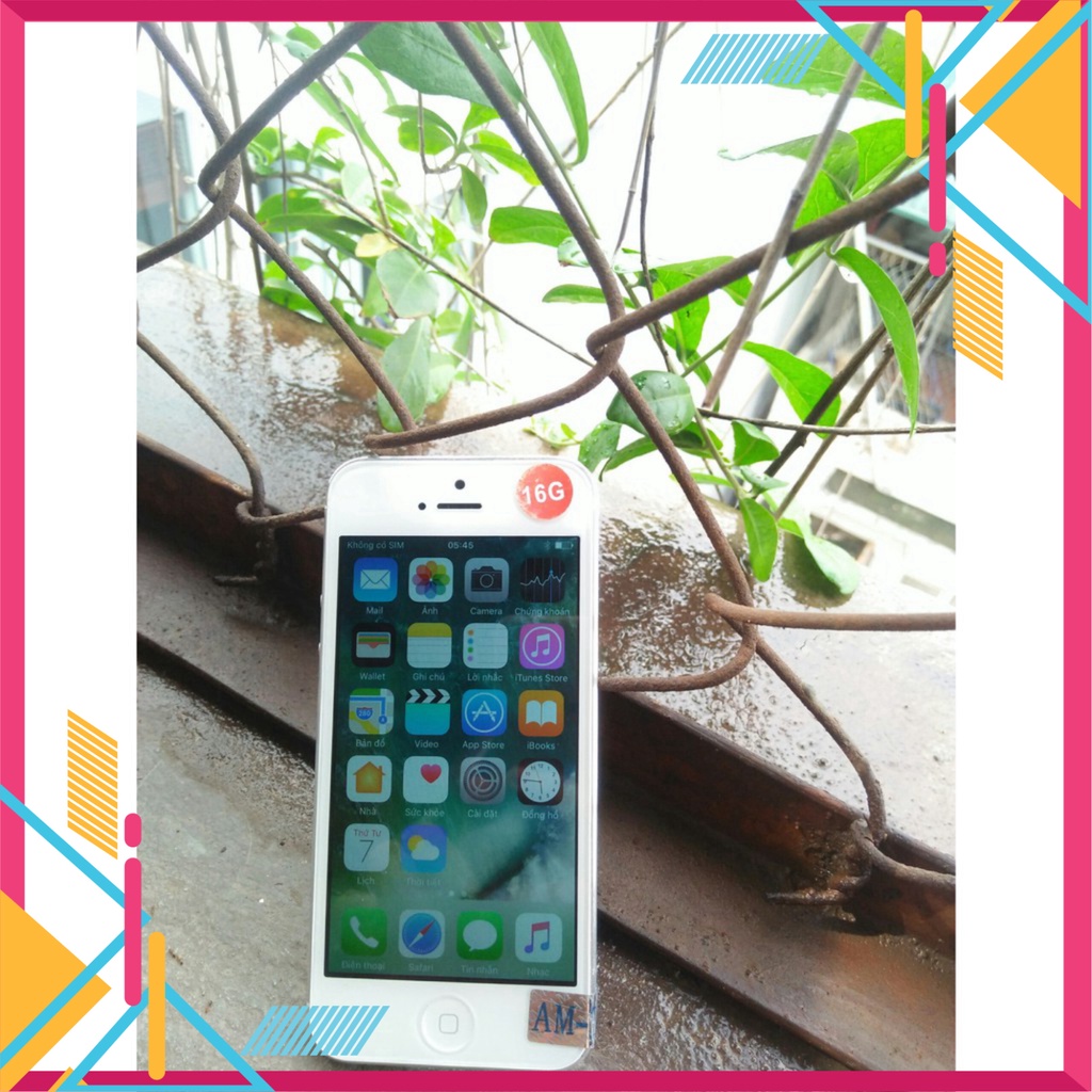 GIÁ KHUYẾN MÃI ĐIỆN THOẠI IPHONE 5 nước ngoài hàng hiệu rea1 Apple BẢO HANH 6 THÁNG TẶNG CỦ VÀ dây sạc cáp bao test đổi