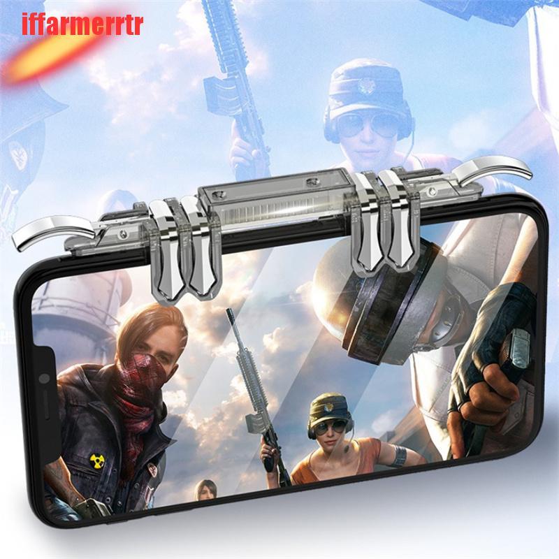 {iffarmerrtr}Mobile Trigger Gamepad Controller Touch Button Shooter Grip Trigger Aim Joystick LKZ