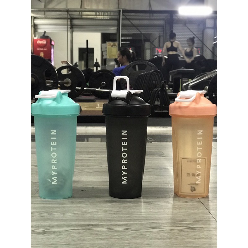 Bình Lắc Whey - Bình Nước Thể Thao, Tập Gym - Nhựa tiêu chuẩn BPA FREE ( có video thực tế )