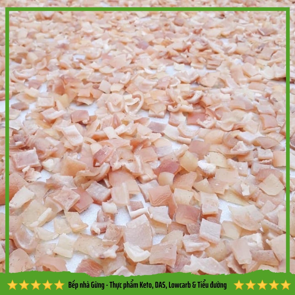 Bì heo chiên giòn lắc gia vị (200gr) - For Keto, DAS, Lowcarb &amp; Tiểu đường