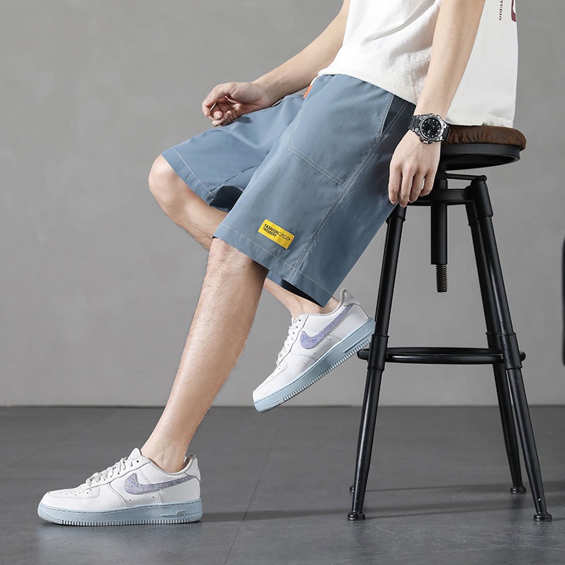 Quần Short Nam Lưng Thun Cột Dây Năng Động