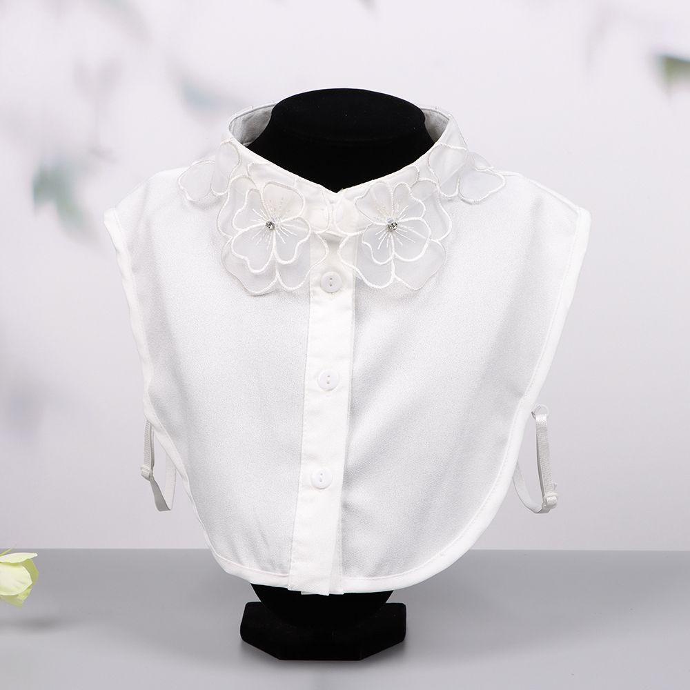 Cổ Áo Sơ Mi Giả Ren Hoa Phụ Kiện Quần Áo Cổ Điển