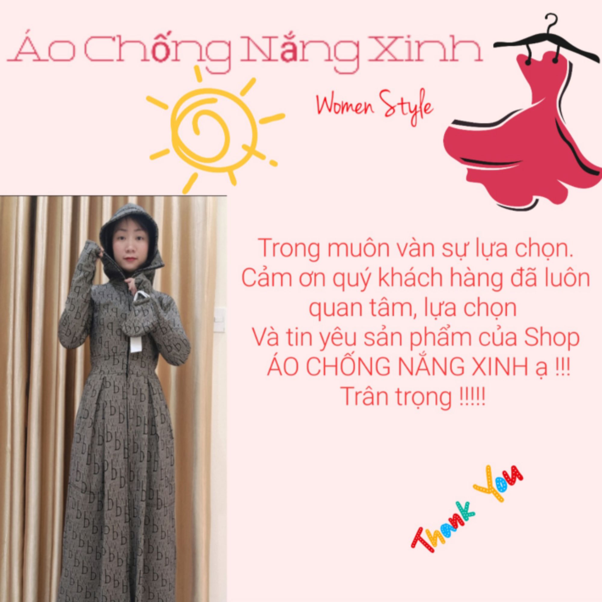 ÁO CHỐNG NẮNG XINH