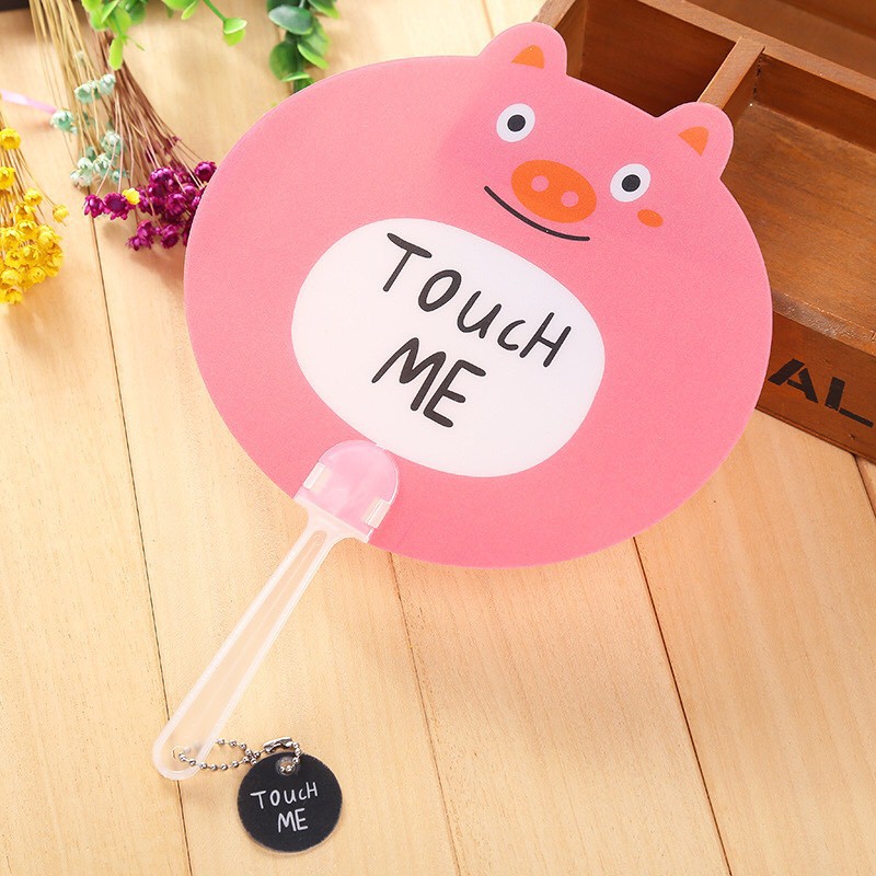 Quạt Mini Cầm Tay mùa hè pilu  2 mặt