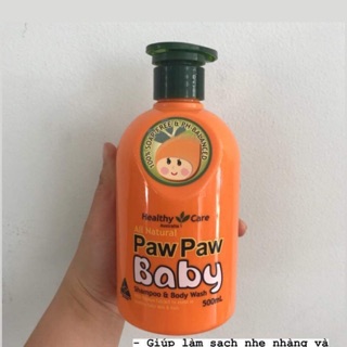 Sữa tắm gội Paw Paw Baby Healthy Care Úc dành cho bé