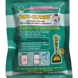 Chế phẩm vi sinh xử lý nước Bể Cá lọc Nước Phèn Sinh Hoạt Hồ Bơi Chăn Nuôi Tôm Cá Wat-Cleane