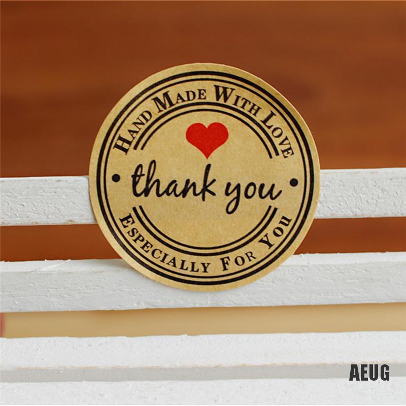 12 / 60 / 120 Miếng Dán Chữ Thank You Thủ Công 38mm