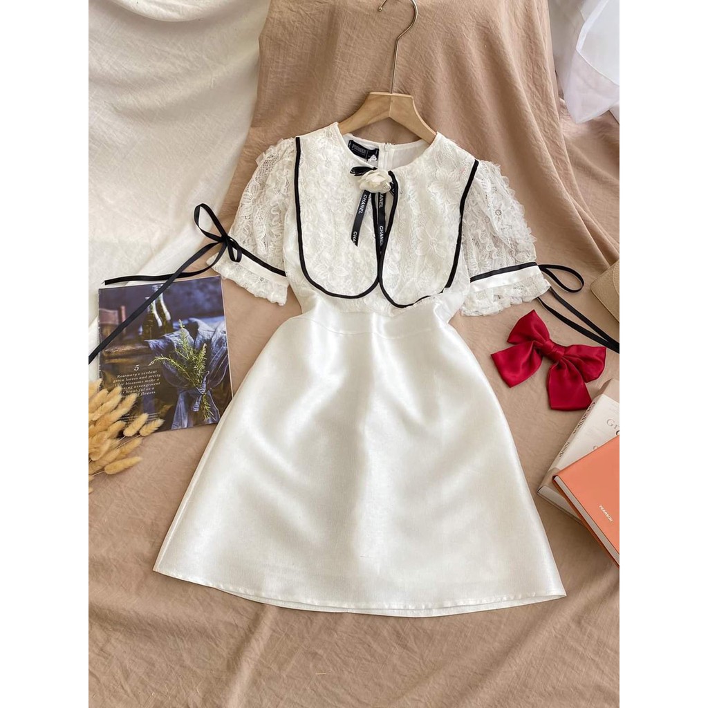 Đầm Ren Tag Hoa Ngực Cực Xinh | BigBuy360 - bigbuy360.vn