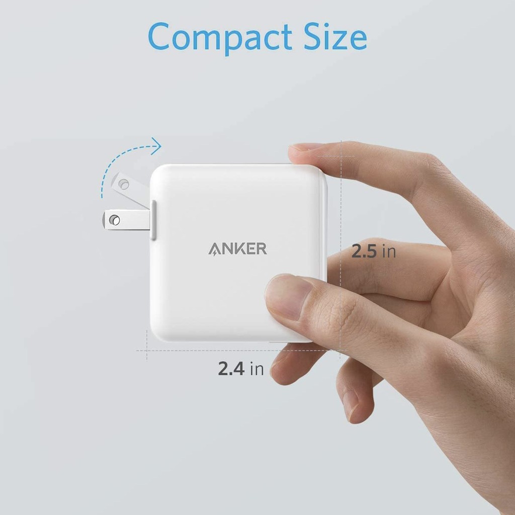 Sạc ANKER PowerPort PD2+ 35W Sạc nhanh PD Iphone 20W  - Mã A2636