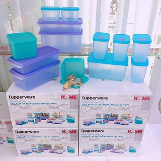 Set 13 hộp cao cấp Tupperware Trữ Mát & Trữ Đông