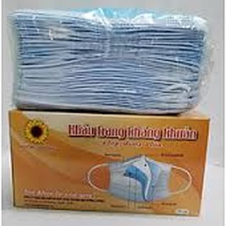 Combo 4 Khẩu trang y tế Hướng Dương Xanh -Tlmed