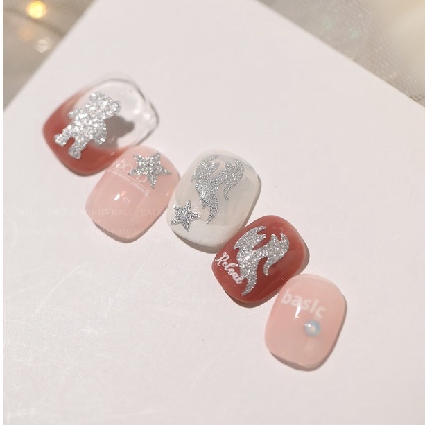 Sticker Nails 3D | Nhũ Lung Linh Flash Phát Sáng