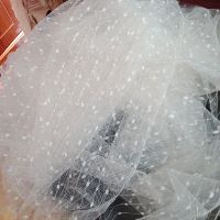 Vải voan lưới may váy