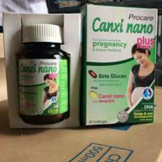 VIÊN UỐNG CANXI NANO BỔ SUNG CANXI CHO PHỤ NỮ CHUẨN BỊ MANG THA LỌ 30 VIÊN