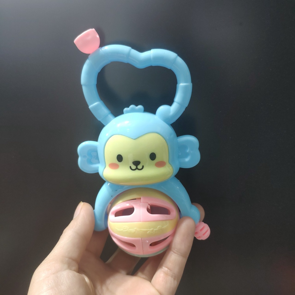 Đồ chơi xúc xắc, lục lạc có chuông vui nhộn 5 món hình thú đáng yêu cho bé