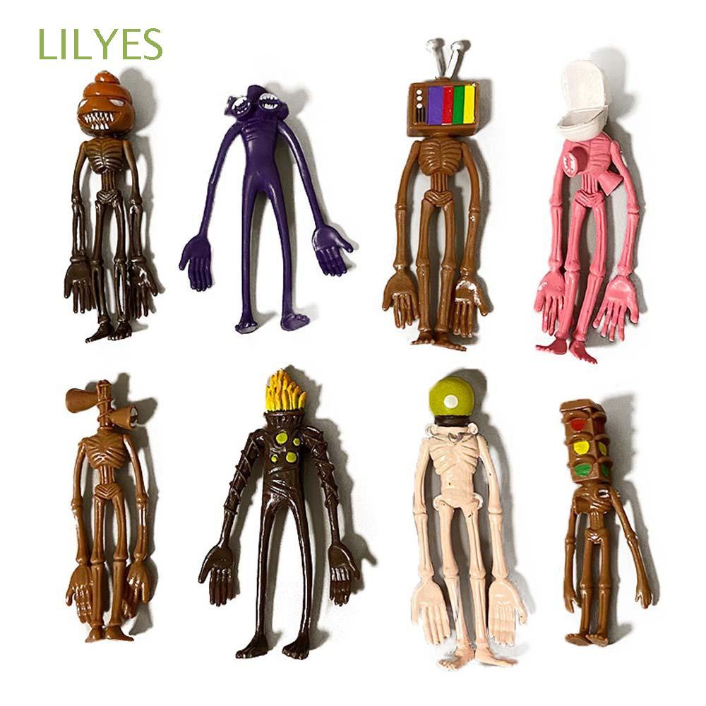 Set 8 mô hình PVC kiểu Anime Siren Head Figuals độc đáo