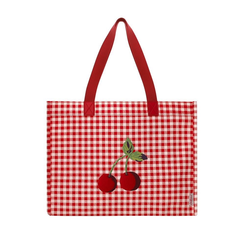 Cath Kidston - Túi đeo vai The Milly Tote Cherries - 1001822 - Warm Cream