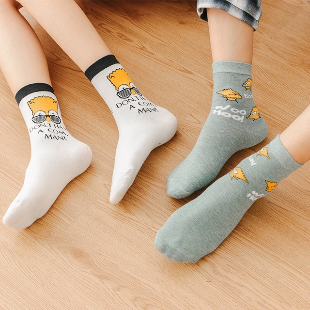 Tất vớ Simpson cao cổ - ảnh thật