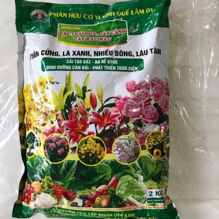 Phân hữu cơ vi sinh Quế Lâm gói 2kg