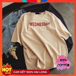 Áo thun Wednesday 🔴100% COTTON🔴 Áo thun form rộng thiết kế 7 ngày 100% cotton