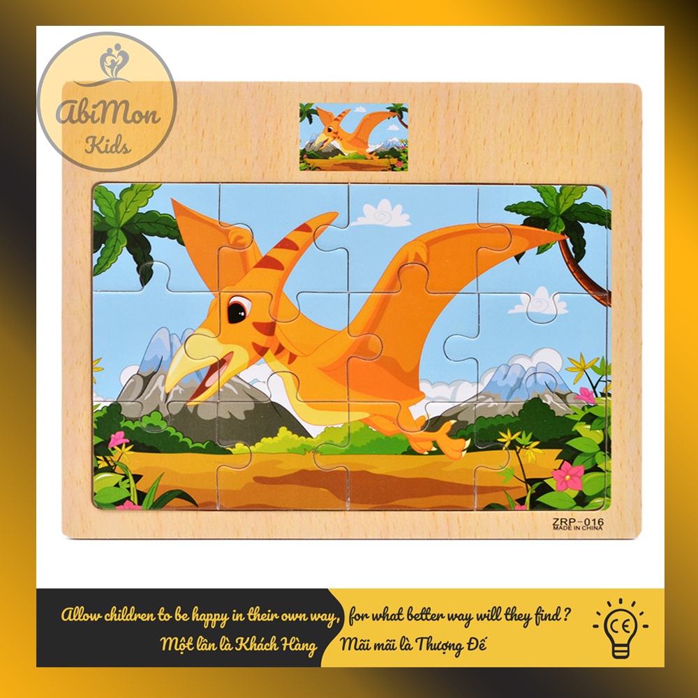 Tranh Ghép Hình Gỗ 12 Miếng Cho Bé ☘️ Montessori cao cấp ✨ (Đồ chơi Gỗ - Đồ chơi Giáo Dục - An toàn - Thông minh)