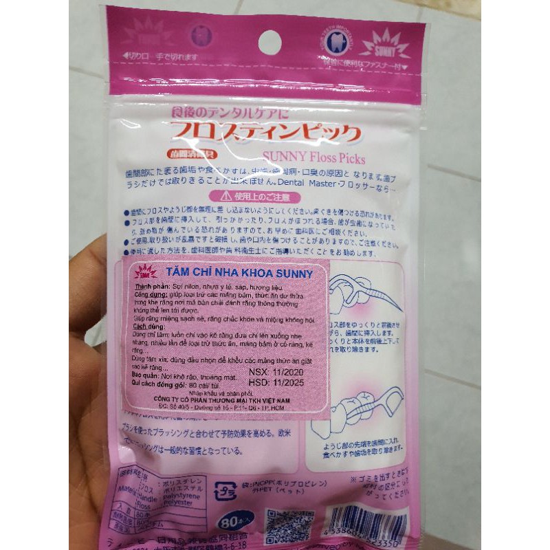 Chỉ nha khoa SUNNY Nhật - chuyên gia vệ sinh răng miệng