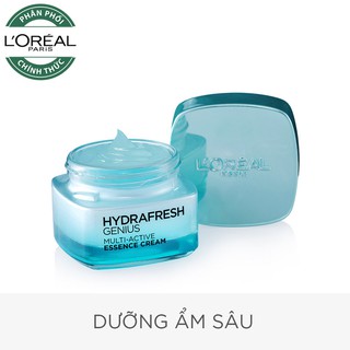 Kem Dưỡng Ẩm L'Oreal Hydrafresh Genius Multi-Active Essence Cream 50ml
