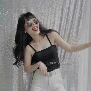 Áo ống 2 dây thun lụa mềm mịn