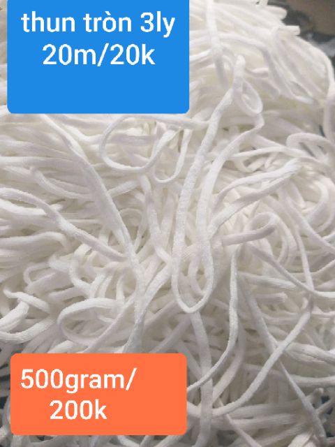 500gram thun tròn 3ly và 5 ly