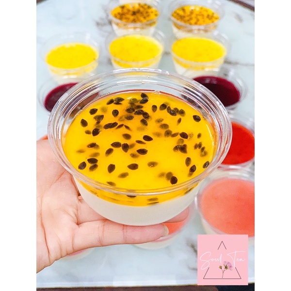 Panna cotta trái cây size L