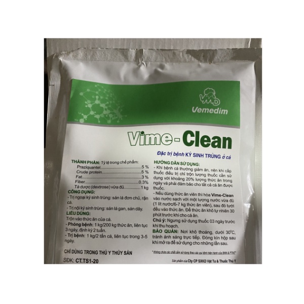 Vime Clean ký sinh trùng trên cá 100gr