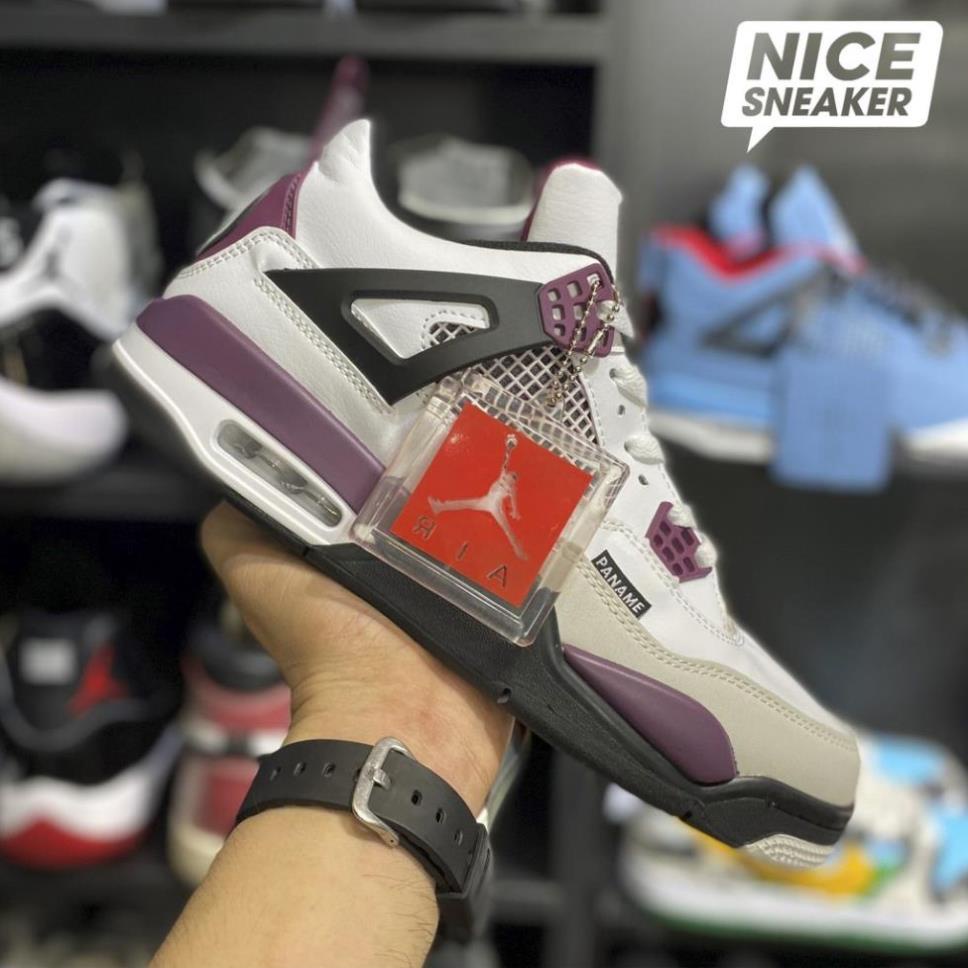 Giày sneaker new | Giày bóng rổ : Jordan 4 Retro PSG | Bản 1:1 tt . ! [ [