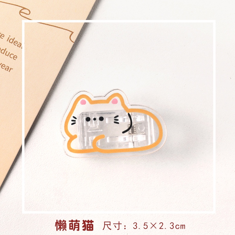 Kẹp Giấy / Tài Liệu Bằng Acrylic Họa Tiết Hoạt Hình Dễ Thương