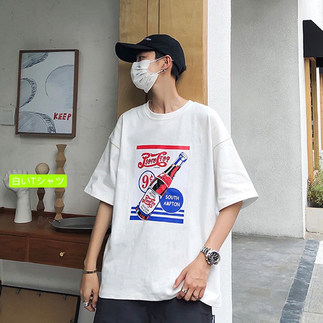 Áo Thun Unisex Ngoại Cỡ Kanye Tay Ngắn Hạ Vai Size M-3XL Phong Cách Sinh Viên Nhật Bản Hồng Kông 3 Màu Tùy Chọn