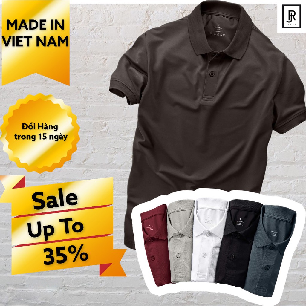 Áo thun nam POLO [Giảm giá 50%]- thun cotton thoáng mát thấm hút mồ hôi