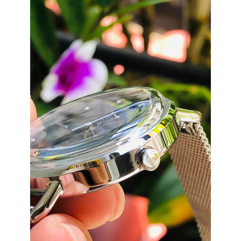 Đồng hồ nam hiệu Skagen chính hãng, dây thép không gỉ, full hộp